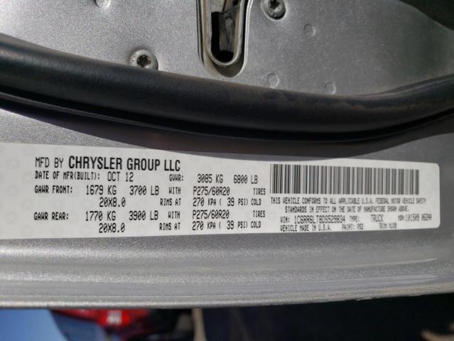 Photo 10 from auction – 2013 RAM 1500 SLT with VIN 1C6RR6LT8DS529834