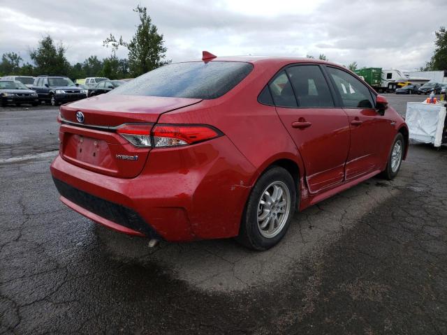Photo 4 from auction – 2021 TOYOTA COROLLA LE with VIN JTDEAMDE7MJ001016