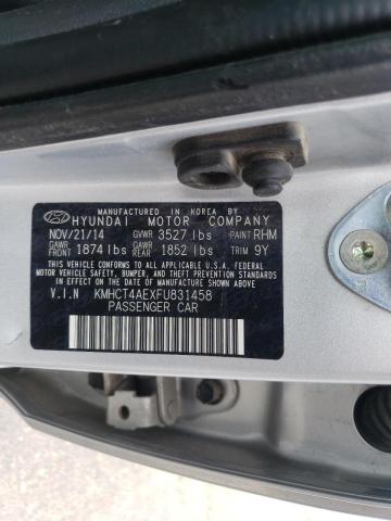 Photo 10 from auction – 2015 HYUNDAI ACCENT GLS with VIN KMHCT4AEXFU831458