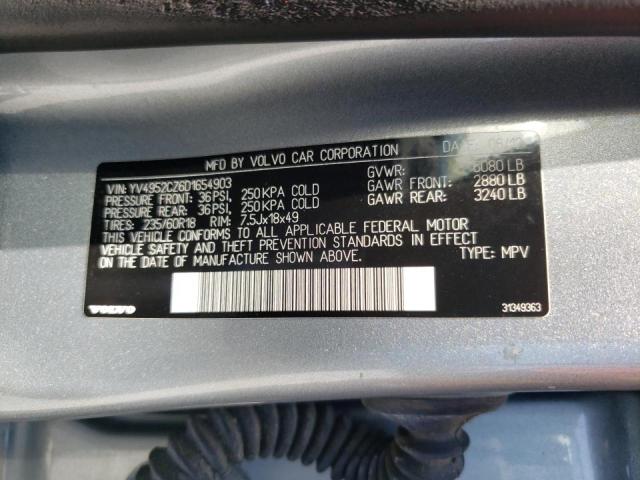 Photo 10 from auction – 2013 VOLVO XC90 3.2 with VIN YV4952CZ6D1654903