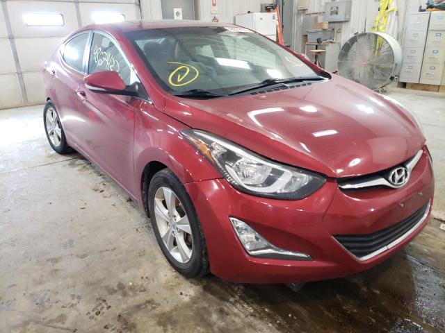 HYUNDAI ELANTRA SE 2016 with VIN 5NPDH4AE4GH671535 - Photo from auction