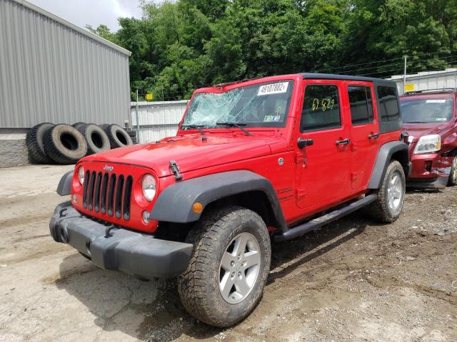 Photo 2 from auction – 2016 JEEP WRANGLER U with VIN 1C4BJWDGXGL226295