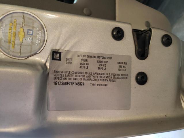Photo 10 from auction – 2007 CHEVROLET MALIBU LS with VIN 1G1ZS58F77F146824