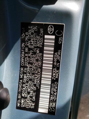 Photo 10 from auction – 2015 TOYOTA PRIUS with VIN JTDKN3DU4F1887078