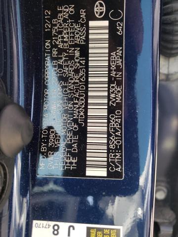Photo 10 from auction – 2013 TOYOTA PRIUS with VIN JTDKN3DU1D1635141