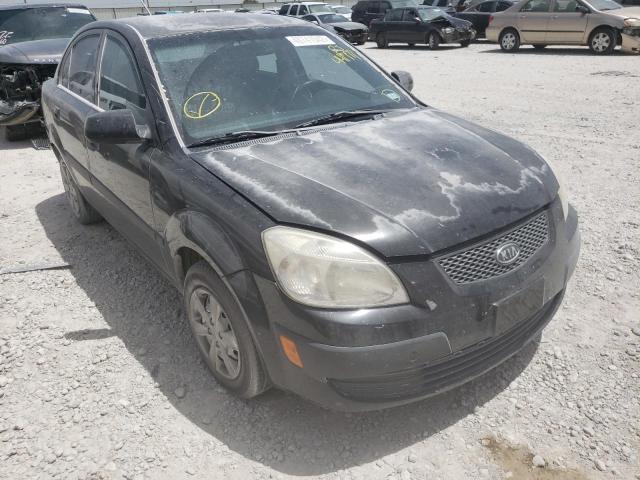 KIA RIO BASE 2009 with VIN KNADE223196441777 - Photo from auction