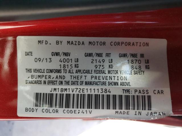 Photo 10 from auction – 2014 MAZDA 3 with VIN JM1BM1V72E1111384