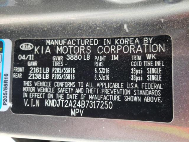 Photo 10 from auction – 2011 KIA SOUL + with VIN KNDJT2A24B7317250
