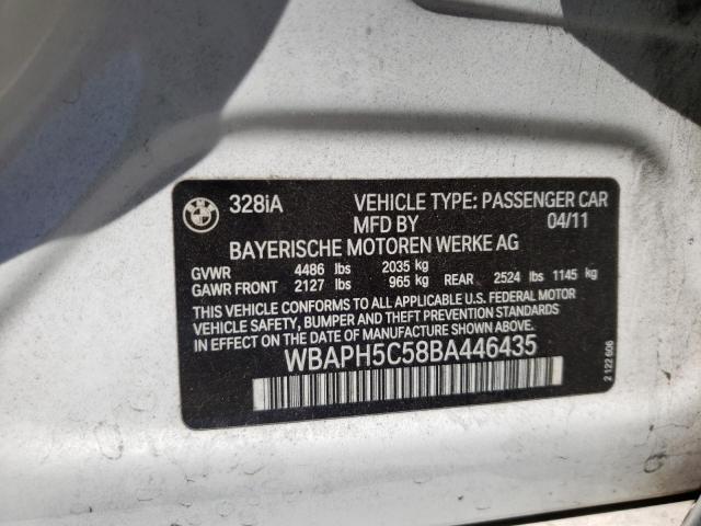 Foto 10 de la subasta – 2011 BMW 328 I SULE con VIN WBAPH5C58BA446435