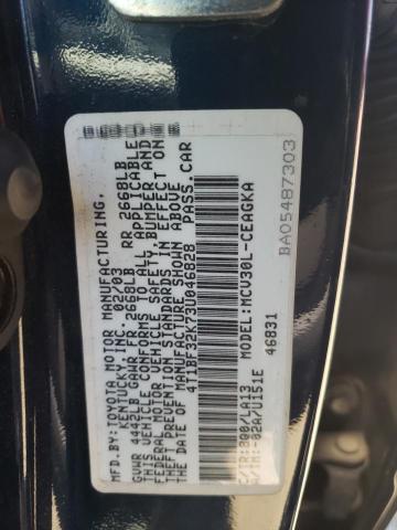 Photo 10 from auction – 2003 TOYOTA CAMRY LE with VIN 4T1BF32K73U046828