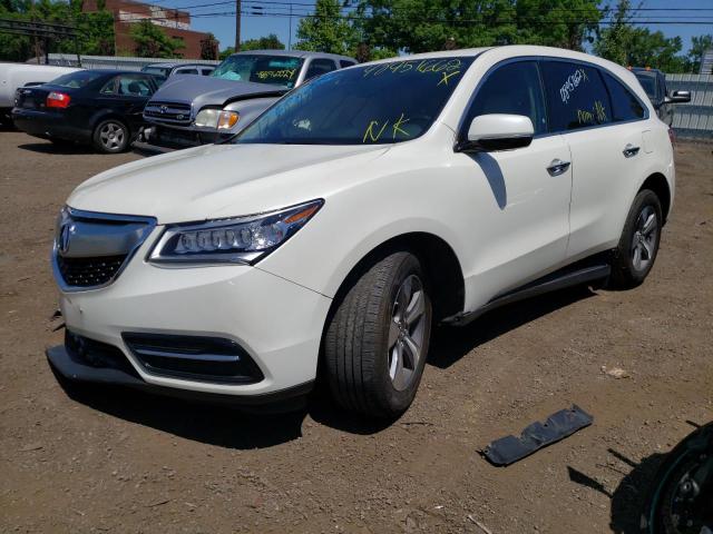 Photo 2 from auction – 2016 ACURA MDX with VIN 5FRYD4H29GB035196
