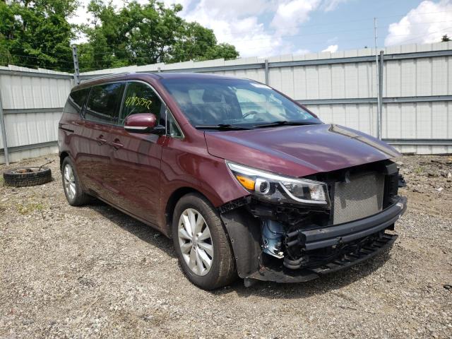 KIA SEDONA EX 2016 with VIN KNDMC5C18G6143876 - Photo from auction