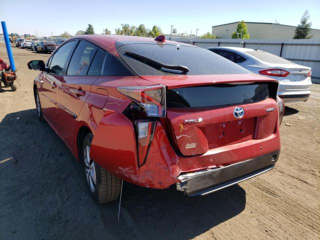 Photo 3 from auction – 2016 TOYOTA PRIUS with VIN JTDKARFU8G3508214