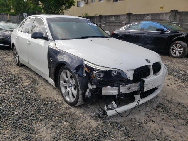 BMW 550 I 2007 with VIN WBANB53547CP04258 - Photo from auction