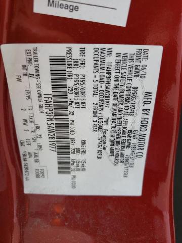 Photo 10 from auction – 2010 FORD FOCUS SE with VIN 1FAHP3FN5AW281977