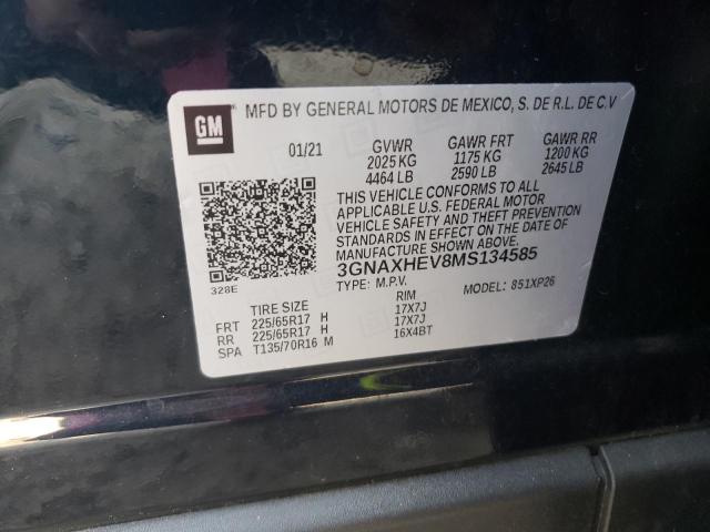 Photo 10 from auction – 2021 CHEVROLET EQUINOX LS with VIN 3GNAXHEV8MS134585
