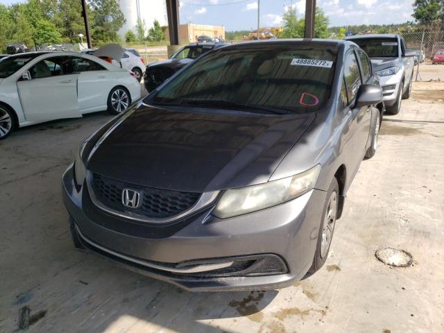 Photo 2 from auction – 2013 HONDA CIVIC LX with VIN 19XFB2F53DE078367