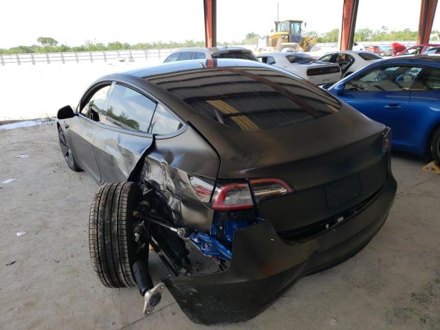 Photo 3 from auction – 2022 TESLA MODEL 3 with VIN 5YJ3E1EB6NF104614