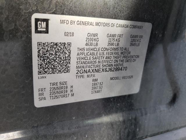 Photo 10 from auction – 2018 CHEVROLET EQUINOX PR with VIN 2GNAXNEX6J6289470