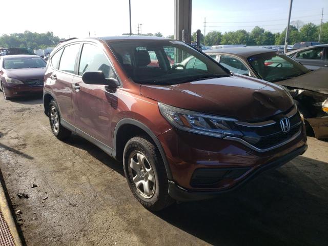 HONDA CR-V LX 2015 with VIN 5J6RM4H37FL006882 - Photo from auction