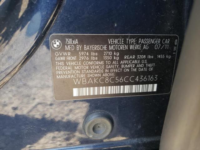 Photo 10 from auction – 2012 BMW ALPINA B7 with VIN WBAKC8C56CC436163