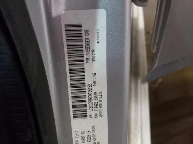 Photo 10 from auction – 2012 DODGE AVENGER SE with VIN 1C3CDZAB0CN165192