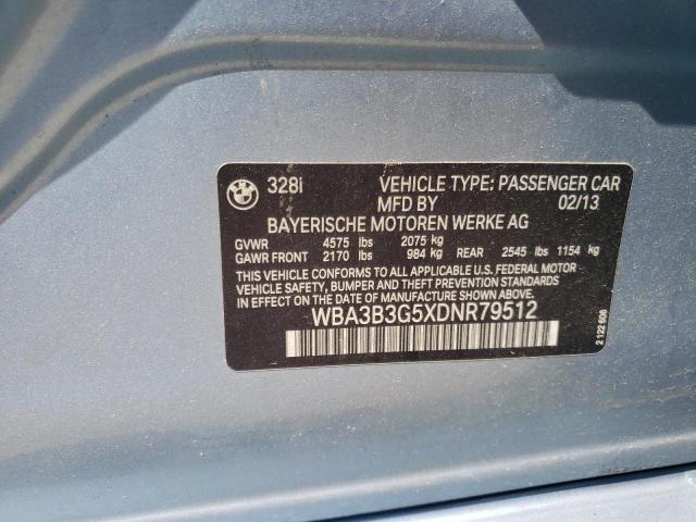 Photo 10 from auction – 2013 BMW 328 XI with VIN WBA3B3G5XDNR79512
