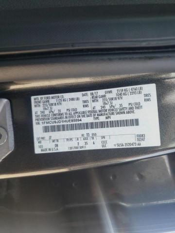 Photo 10 from auction – 2017 FORD ESCAPE TIT with VIN 1FMCU9JD1HUE85594