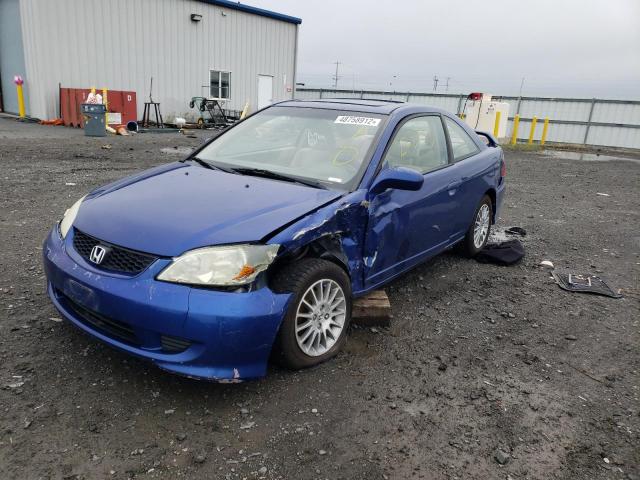 Photo 2 from auction – 2005 HONDA CIVIC EX with VIN 1HGEM22915L069059