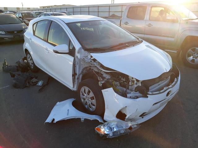 TOYOTA PRIUS C 2013 with VIN JTDKDTB37D1050111 - Photo from auction