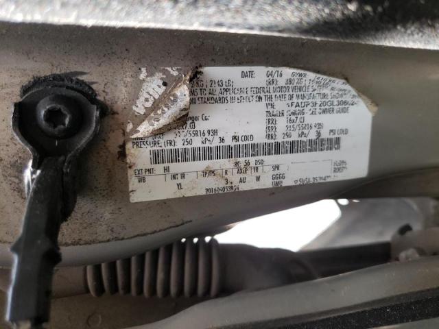 Photo 10 from auction – 2016 FORD FOCUS SE with VIN 1FADP3F20GL306024