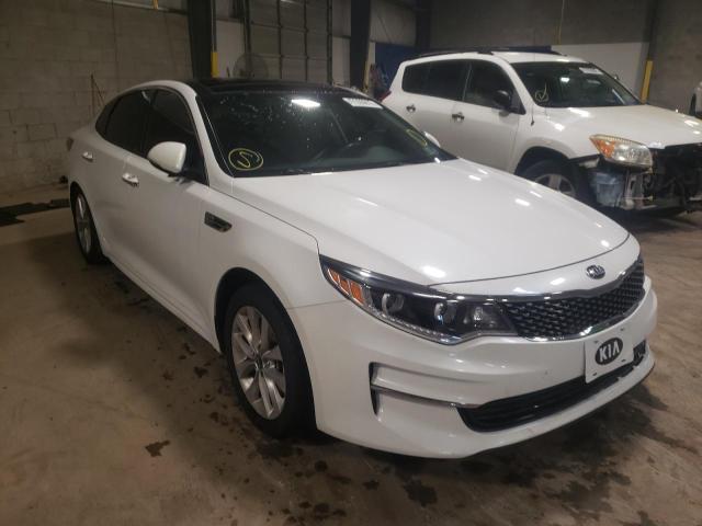 KIA OPTIMA EX 2016 with VIN 5XXGU4L32GG097291 - Photo from auction