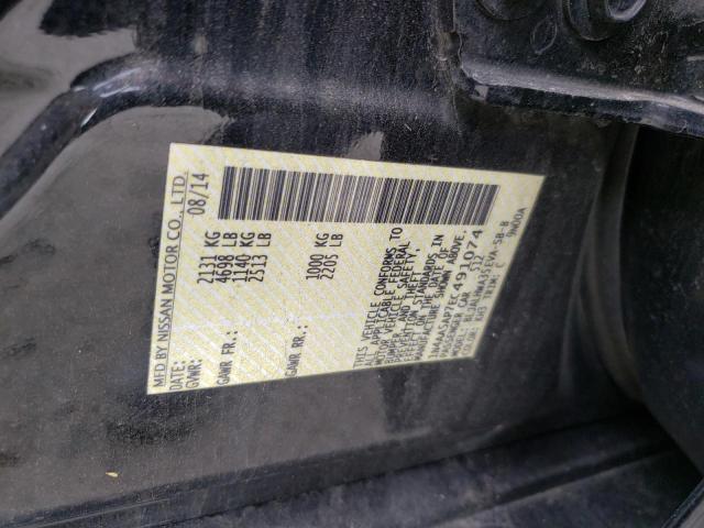 Photo 10 from auction – 2014 NISSAN MAXIMA S with VIN 1N4AA5AP7EC491074