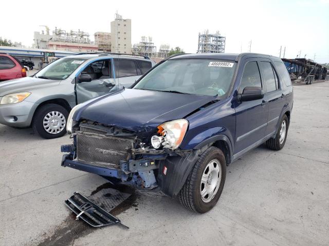 Photo 2 from auction – 2005 HONDA CR-V LX with VIN SHSRD68585U304077