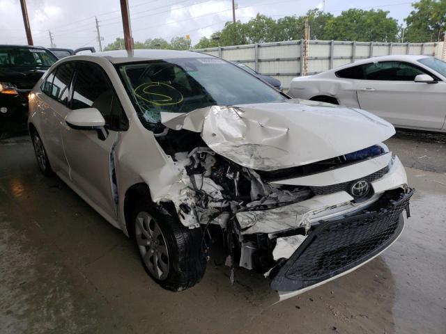 TOYOTA COROLLA LE 2020 with VIN JTDEPRAE2LJ024377 - Photo from auction