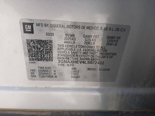 Photo 10 from auction – 2020 CHEVROLET EQUINOX LS with VIN 3GNAXHEV4LS672411