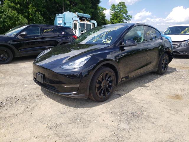 Photo 2 from auction – 2021 TESLA MODEL Y with VIN 5YJYGDEE6MF199850