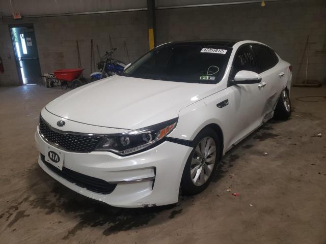 Photo 2 from auction – 2016 KIA OPTIMA EX with VIN 5XXGU4L32GG097291