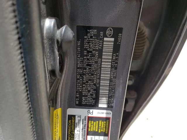Photo 10 from auction – 2013 TOYOTA CAMRY L with VIN 4T1BF1FK2DU704099