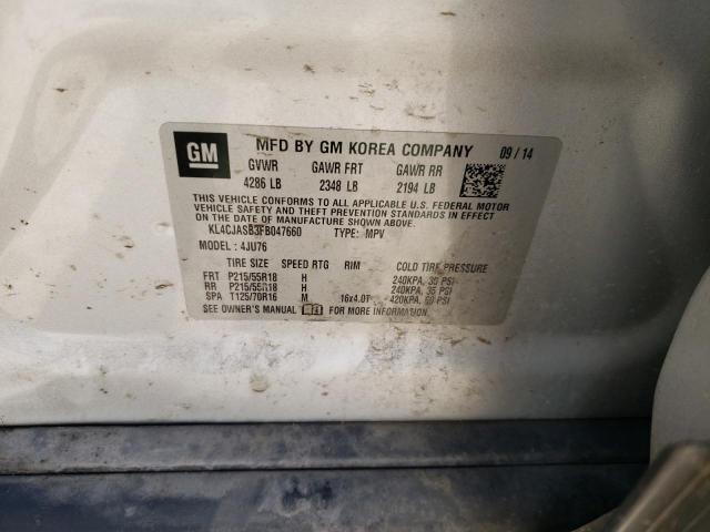 Photo 10 from auction – 2015 BUICK ENCORE with VIN KL4CJASB3FB047660