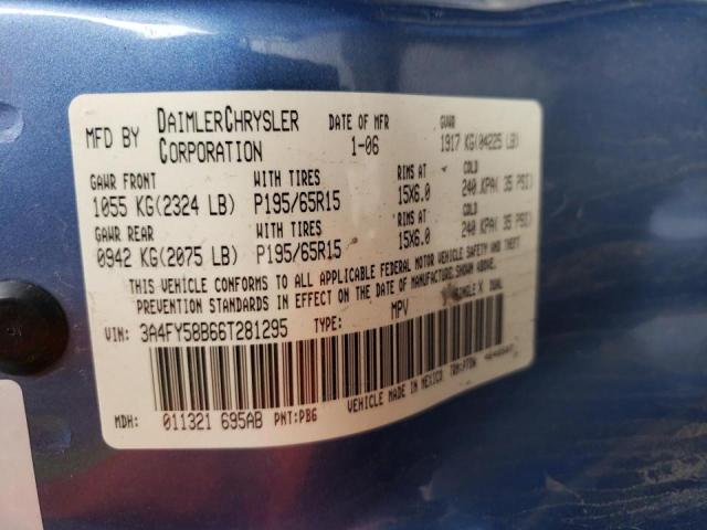 Photo 10 from auction – 2006 CHRYSLER PT CRUISER with VIN 3A4FY58B66T281295