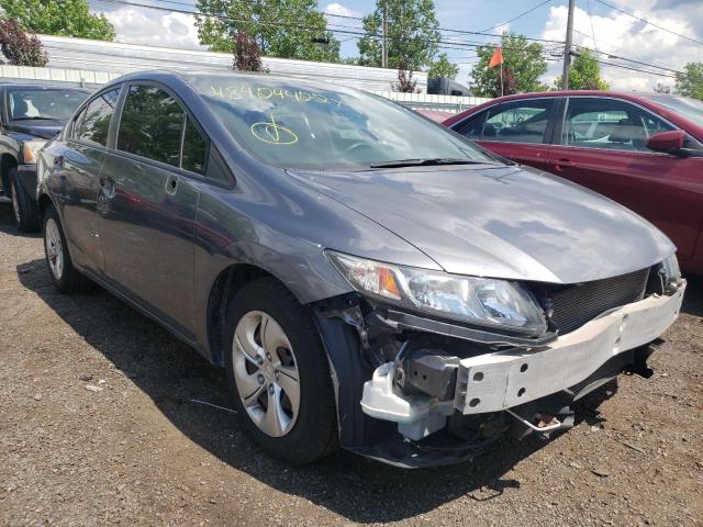 HONDA CIVIC LX 2013 with VIN 19XFB2F54DE242225 - Photo from auction