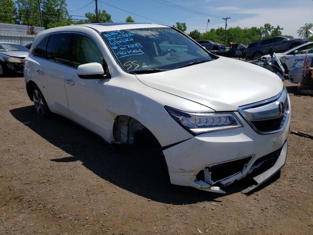 ACURA MDX 2016 with VIN 5FRYD4H29GB035196 - Photo from auction