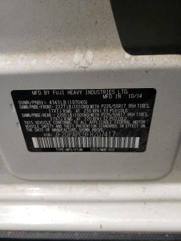 Photo 10 from auction – 2015 SUBARU XV CROSSTR with VIN JF2GPAPC9FH207417