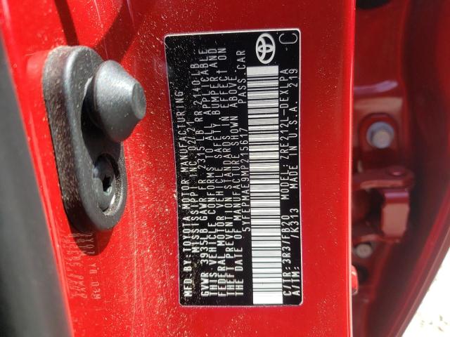 Photo 10 from auction – 2021 TOYOTA COROLLA LE with VIN 5YFEPMAE9MP215617