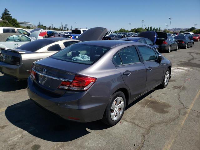 Photo 4 from auction – 2014 HONDA CIVIC LX with VIN 19XFB2F54EE243814