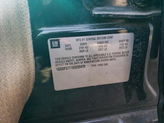 Photo 10 from auction – 2008 CADILLAC CTS with VIN 1G6DF577180200478