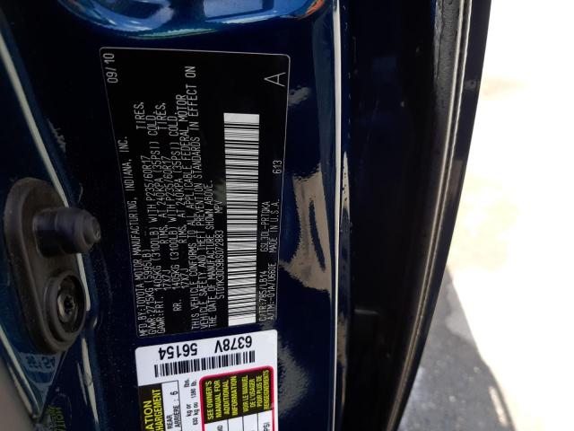 Photo 10 from auction – 2011 TOYOTA SIENNA XLE with VIN 5TDYK3DC9BS072883