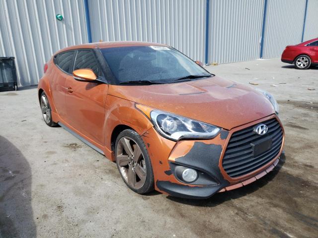 HYUNDAI VELOSTER T 2014 with VIN KMHTC6AE6EU182963 - Photo from auction