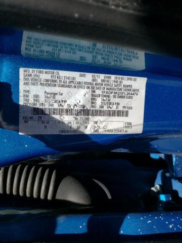 Photo 10 from auction – 2015 FORD FOCUS SE with VIN 1FADP3K2XFL264479